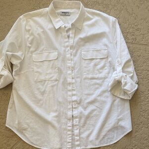 Sezane Elegant White Blouse